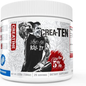 5% Nutrition CreaTEN Creatine Complex + Accelerators Creatina en polvo saborizada para ganancia muscular Máxima potencia, fuerza, resistencia y 5% Nutrition CreaTEN Creatine Complex + Accelerators Creatina en polvo saborizada para ganancia muscular Máxima potencia, fuerza, resistencia y