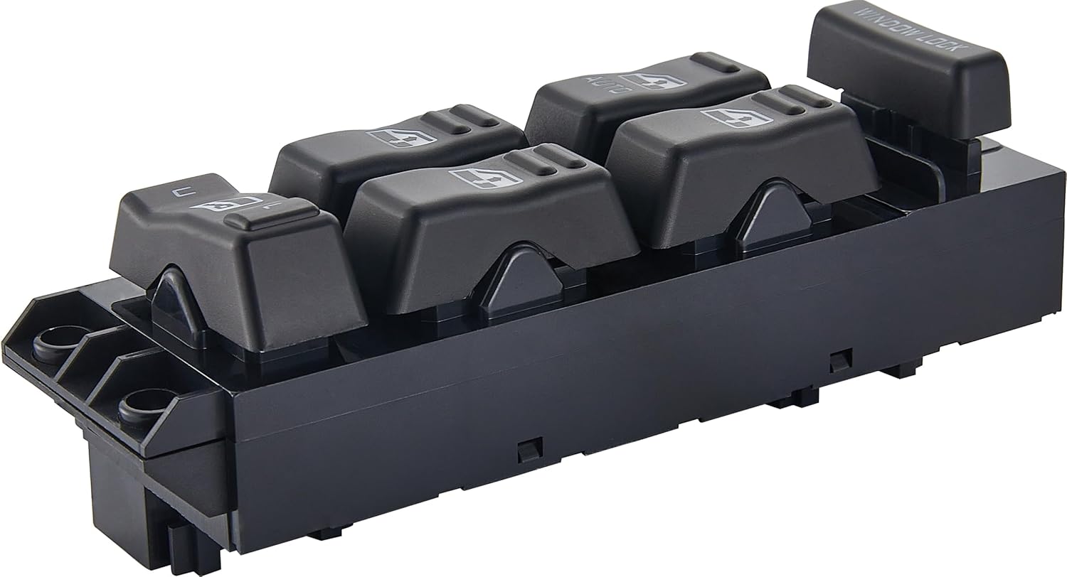 Interruptor de ventana eléctrica para Chevy Avalanche 1500 HD 2500 HD 3500 Suburban Tahoe 2001-2002, GMC Sierra Yukon Cadillac Escalade. Interruptor