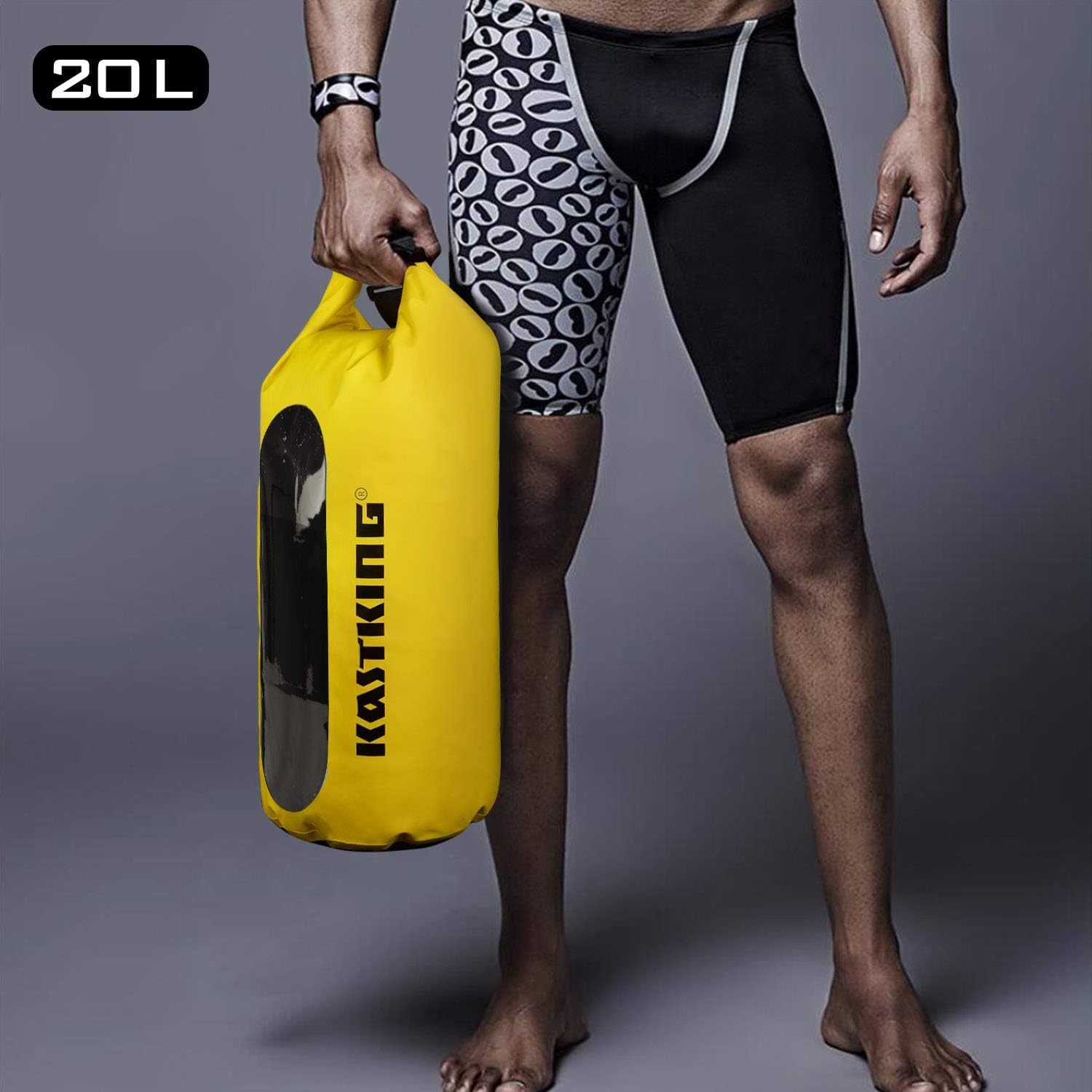 KastKing Bolsas secas, bolsas de almacenamiento 100% impermeables, construcción de grado militar para natación, kayak, canotaje, senderismo,