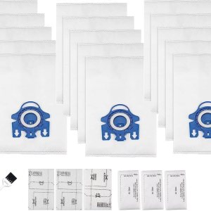 Paquete de 15 bolsas de repuesto Airclean GN 3D compatibles con aspiradora Miele Classic C1, C1 completa, C2 completa, C3, S227S240, S270, S400, S2, Paquete de 15 bolsas de repuesto Airclean GN 3D compatibles con aspiradora Miele Classic C1, C1 completa, C2 completa, C3, S227S240, S270, S400, S2,