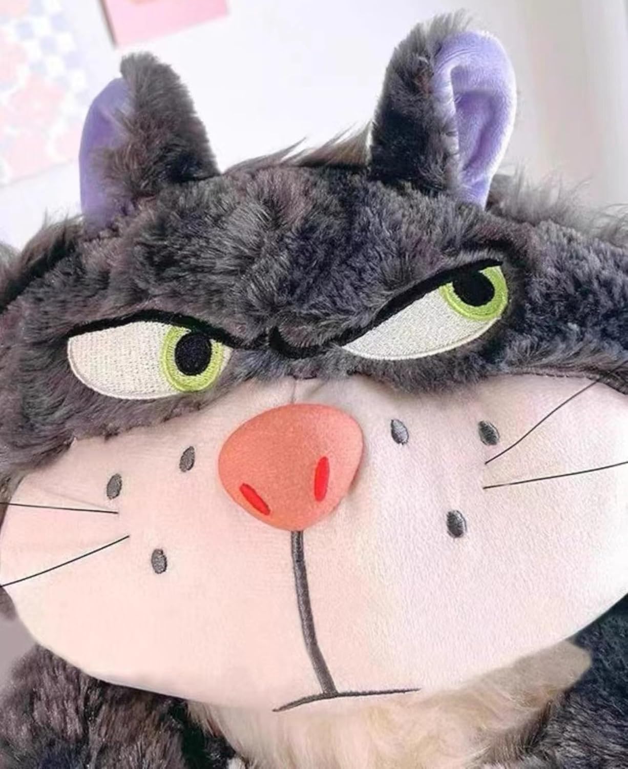 12 Inch Lucifer Plush Cat, Cinderella Movie Character Lucifer Stuffed Animals, Lucifer Plush, Multicolor
