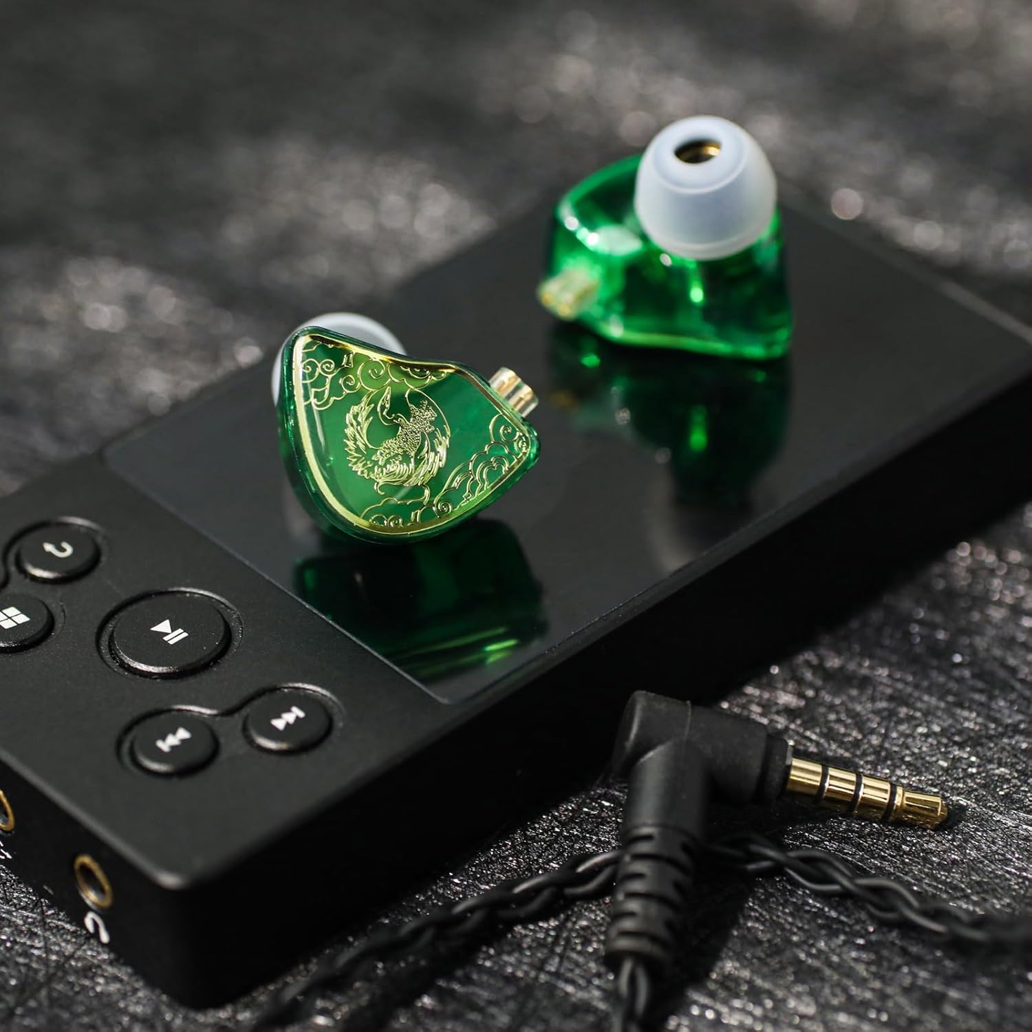 Linsoul TANGZU Wan’er S.G HiFi – Auriculares intrauditivos de diafragma de PET con forma ergonómica, cable trenzado OFC desmontable de 2 pines para