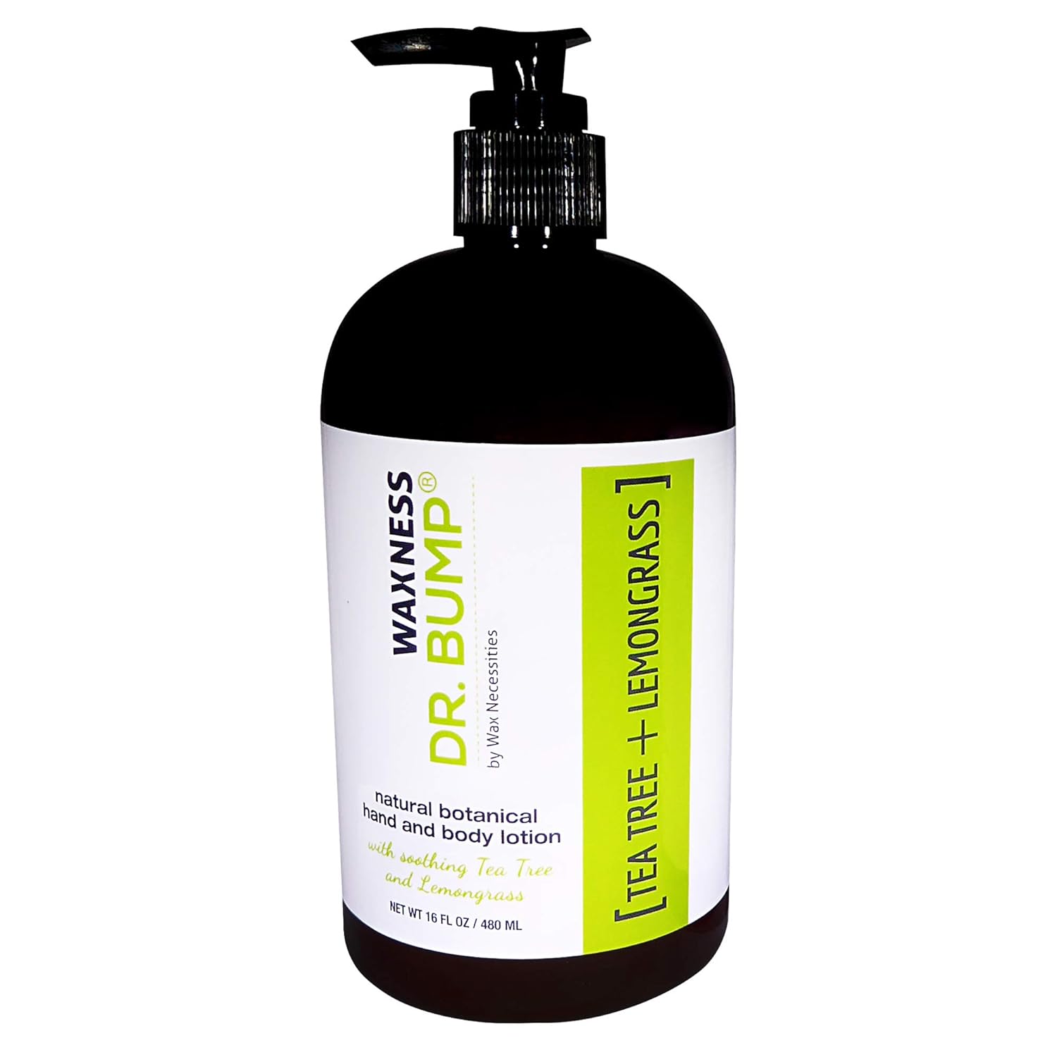 Waxness Dr. Bump Loción corporal botánica y lavado con árbol de té y hierba de limón 2 x 16 fl oz  16.2 fl oz