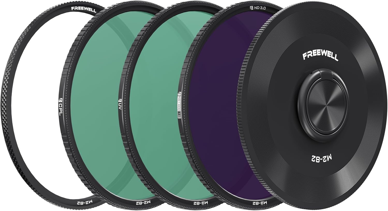 Freewell M2 Magnetic Quick Swap 3-Pack 3.228 in ND1000, CPL, UV
