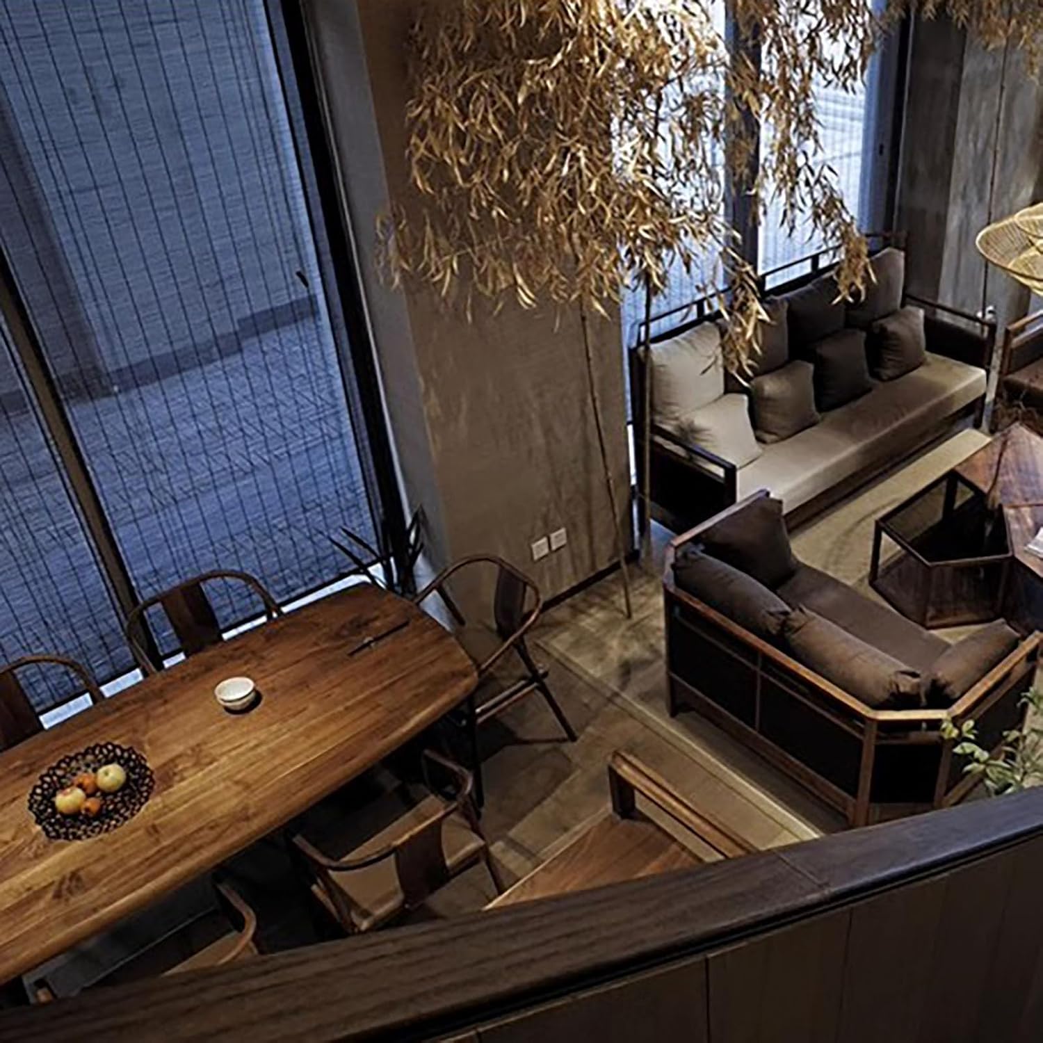 Persianas de bambú de bambú para exteriores, persianas enrollables de bambú para ventanas, persianas de bambú para patio, sin cordones para porche,