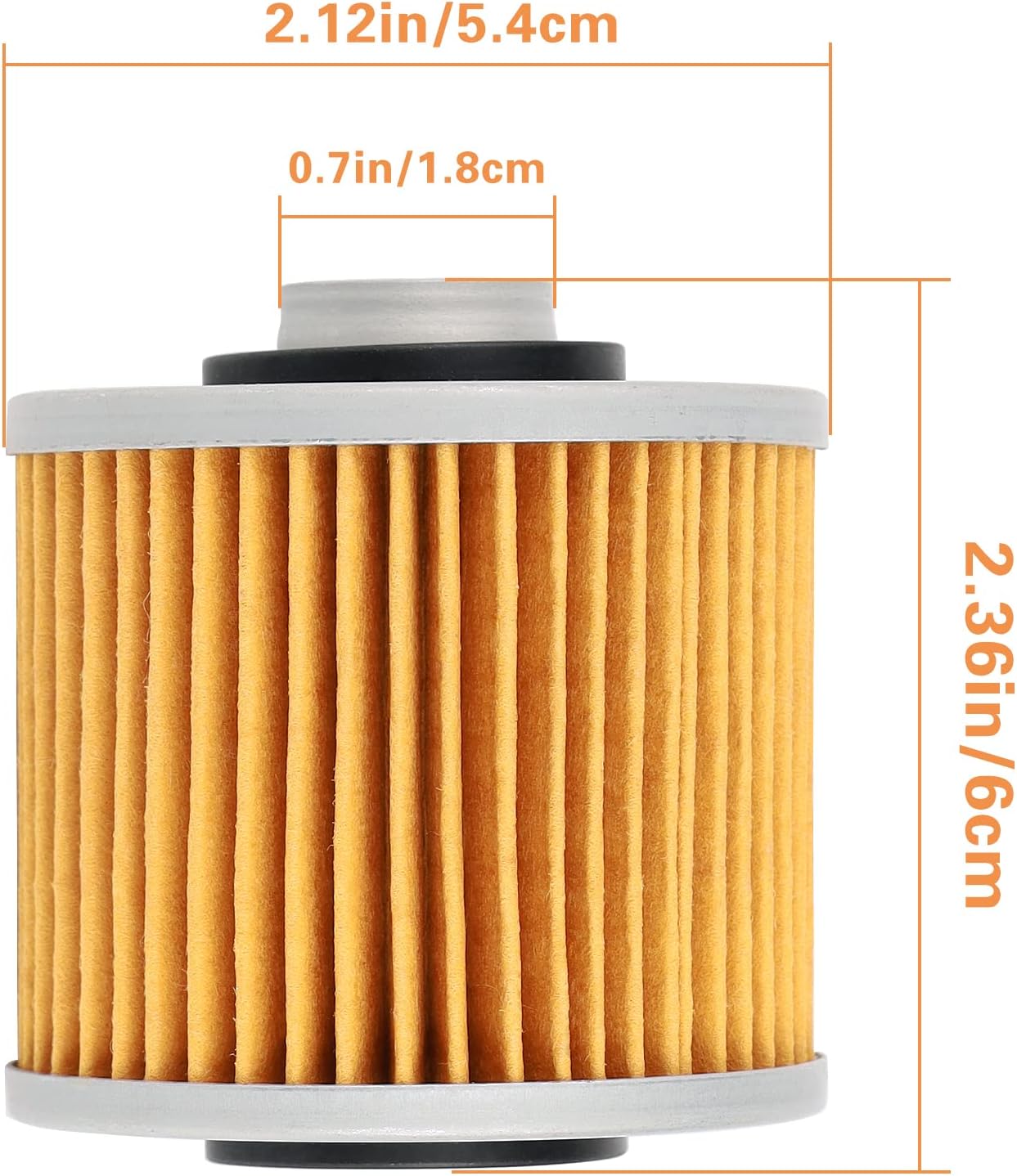 Cyleto 145 Filtro de aceite YAMAHA XVS650 V-Star Classic 650 XV250 V-Star 250 Virago 250 XVS1100 V-STAR Classic 1100 (paquete de 2)