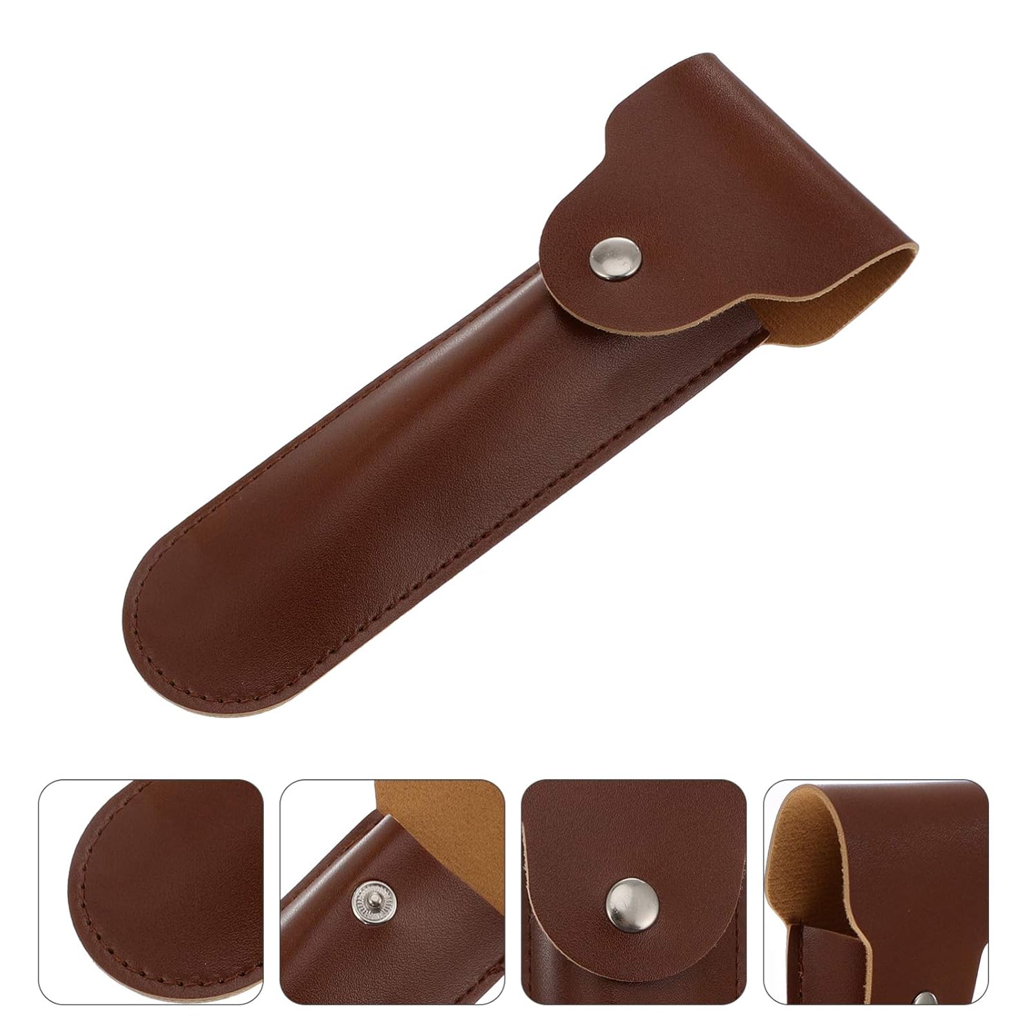 EXCEART Razor Holster Safety Razor Case Maquina De Afeitar Para Hombre Hombres Portátil Razor Contenedor Manual Razor Vaina Barber Case Razor