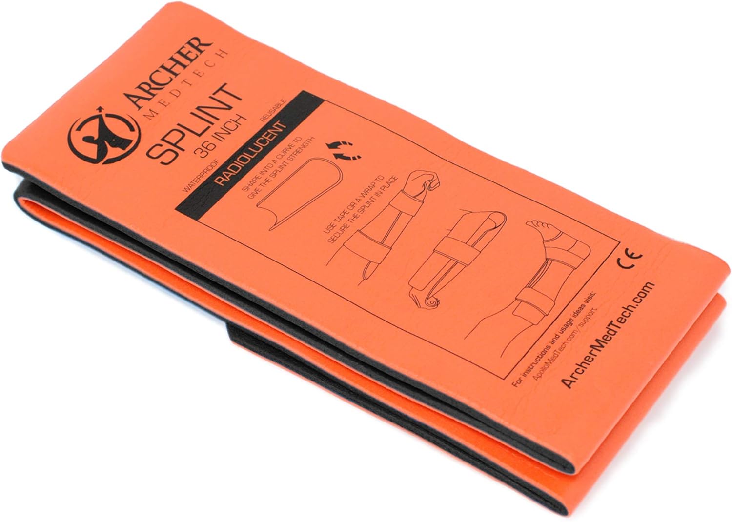 Férula universal de primeros auxilios. Férula de aluminio moldeable de alta calidad para la marca de inmovilización de lesiones