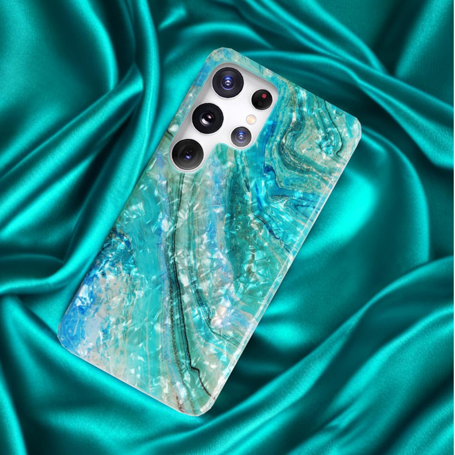 Funda protectora para Samsung Galaxy S22 Ultra para niñas y mujeres, carcasa protectora de TPU suave con purpurina brillante brillante brillante y