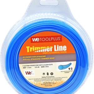 Línea de recortadora de cuerda de 300 pies, 0.065 pulgadas, siete bordes de corte, 12 libras, para Harbor Freight Bauer 19115C-B 20V recortadora de Línea de recortadora de cuerda de 300 pies, 0.065 pulgadas, siete bordes de corte, 12 libras, para Harbor Freight Bauer 19115C-B 20V recortadora de