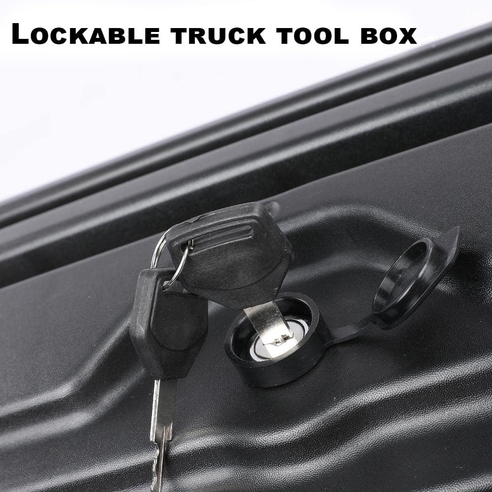 PIT66 Caja de herramientas de almacenamiento con cerradura compatible con Dodge Ram 1500 2500 3500 2002-2018 cajón izquierdo del lado del conductor