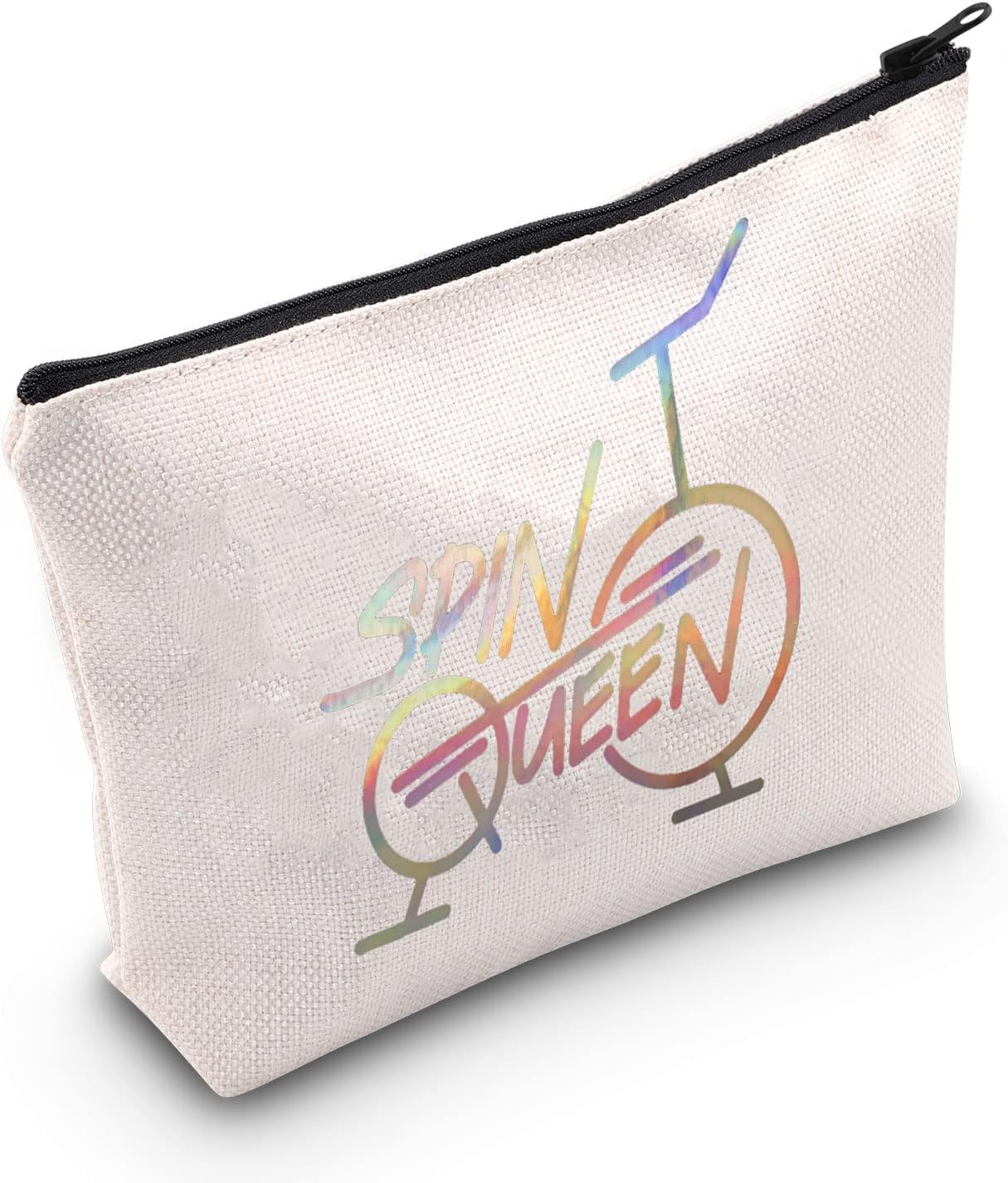 POFULL Bicicleta de ciclismo interior Spin Class regalo Spin Queen Cosméticos Bolsas de interior Ciclismo Spinning Bike Gimnasio Regalo