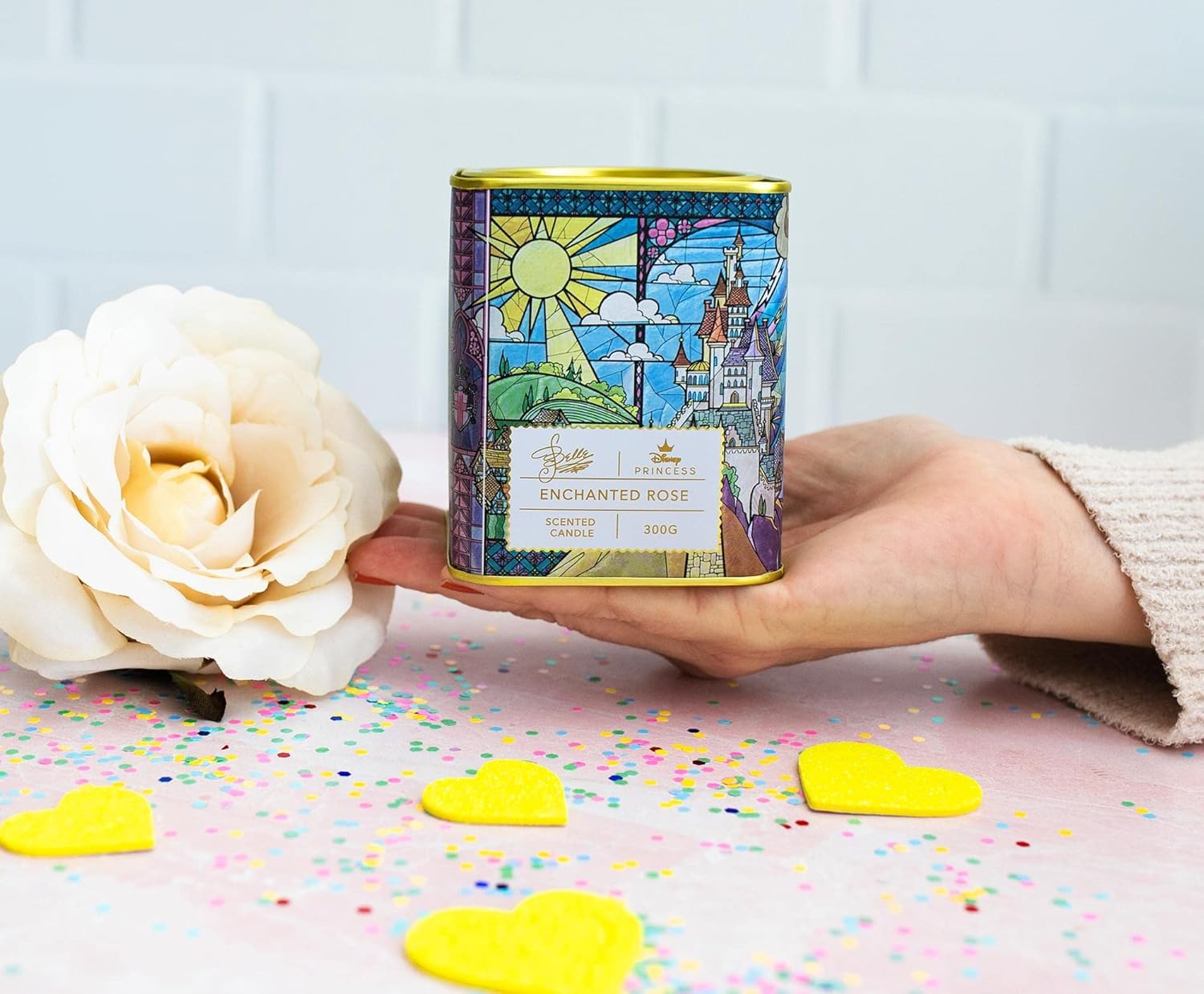 Disney Princess Home Collection – Vela perfumada de té de 11 onzas  Belle