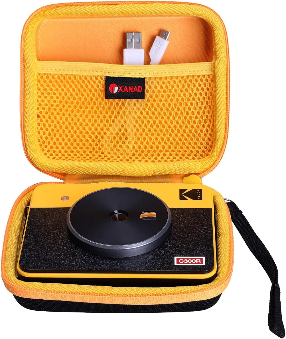 XANAD Funda rígida para Kodak Mini Shot 3 RetroMini Shot 3 SquareMini Shot 3 Cámara instantánea inalámbrica portátil e impresora de fotos – Bolsa