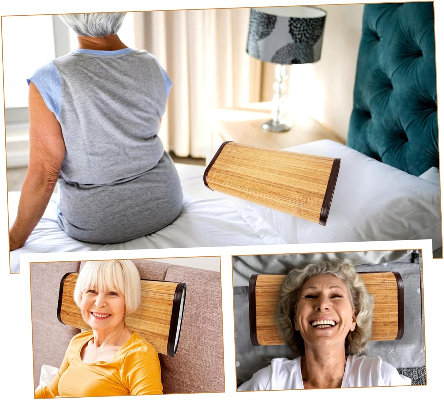Veemoon 2 unids Sauna Accesorios Aviones Soporte Pad Madera Sauna Enfriamiento Cuello Reposo Sudor Tallo Almohada Transpirable Almohada de Sauna
