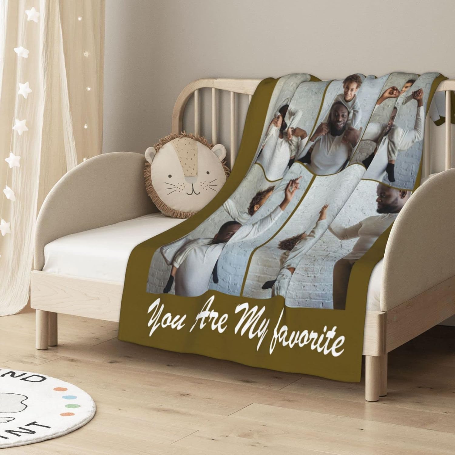 Mantas personalizadas para adultos, manta de franela personalizada con fotos y texto, manta personalizable como regalo para mamá, padre, nueva mamá,