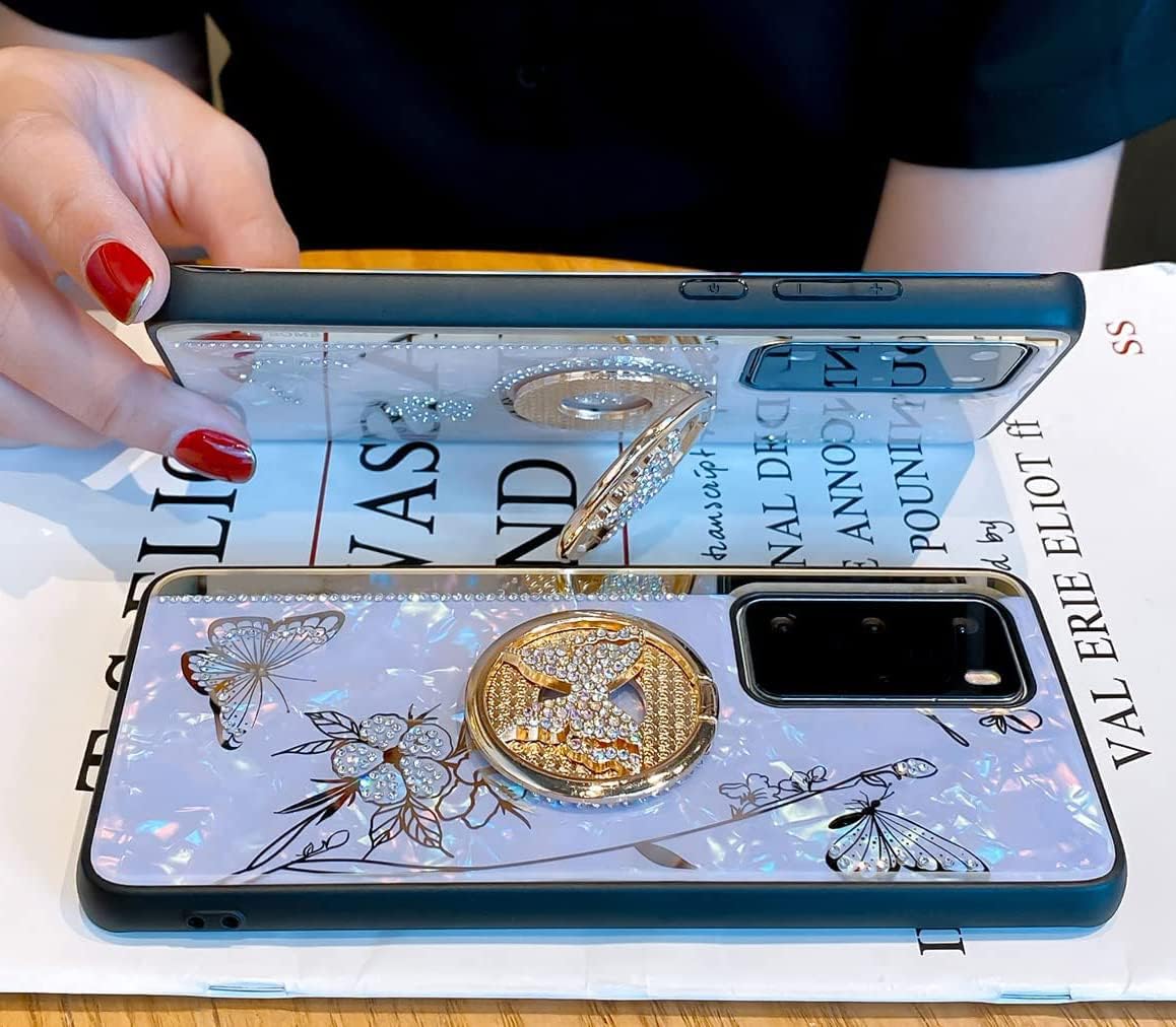 Funda para Samsung Galaxy A32 5G (no compatible con A32 4G) para mujeres y niñas, diseño de lujo, bonito diseño de diamantes de imitación de