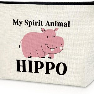 Sazuwu Bolsa de maquillaje de regalo para amantes del hipopótamo para, Regalos de hipopótamo (1) Sazuwu Bolsa de maquillaje de regalo para amantes del hipopótamo para, Regalos de hipopótamo (1)