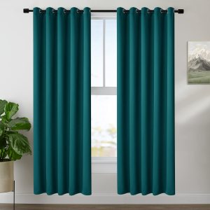 Bonzer – Cortinas opacas con ojales para dormitorio y sala de estar, con aislamiento térmico, reducción de ruido y bloqueo de luz, cortinas Bonzer – Cortinas opacas con ojales para dormitorio y sala de estar, con aislamiento térmico, reducción de ruido y bloqueo de luz, cortinas