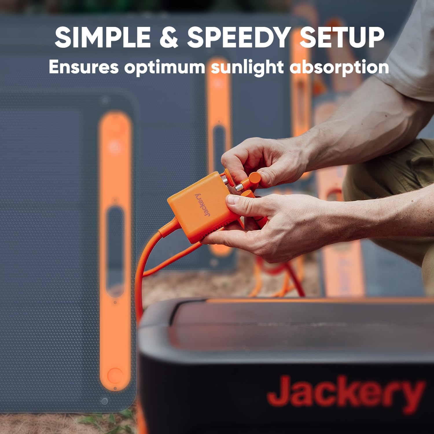 Jackery SolarSaga – Panel solar portátil de 200 W para Explorer 1000 Pro1500 Pro2000Pro3000Pro, estación de energía fuera de la red para respaldo