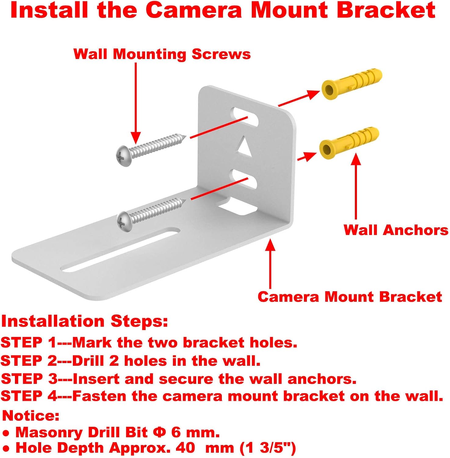 Soportes de montaje en pared universales para cámara Wyze Pan V2, V3 y otras cámaras de interior, soportes de pared para cámaras pequeñas de casa,