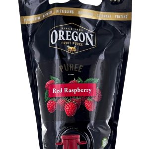 Puré de fruta de frambuesa roja Productos de frutas de Oregon para vino, cerveza Mead y base Mohito Vejiga de 49 oz Puré de fruta de frambuesa roja Productos de frutas de Oregon para vino, cerveza Mead y base Mohito Vejiga de 49 oz