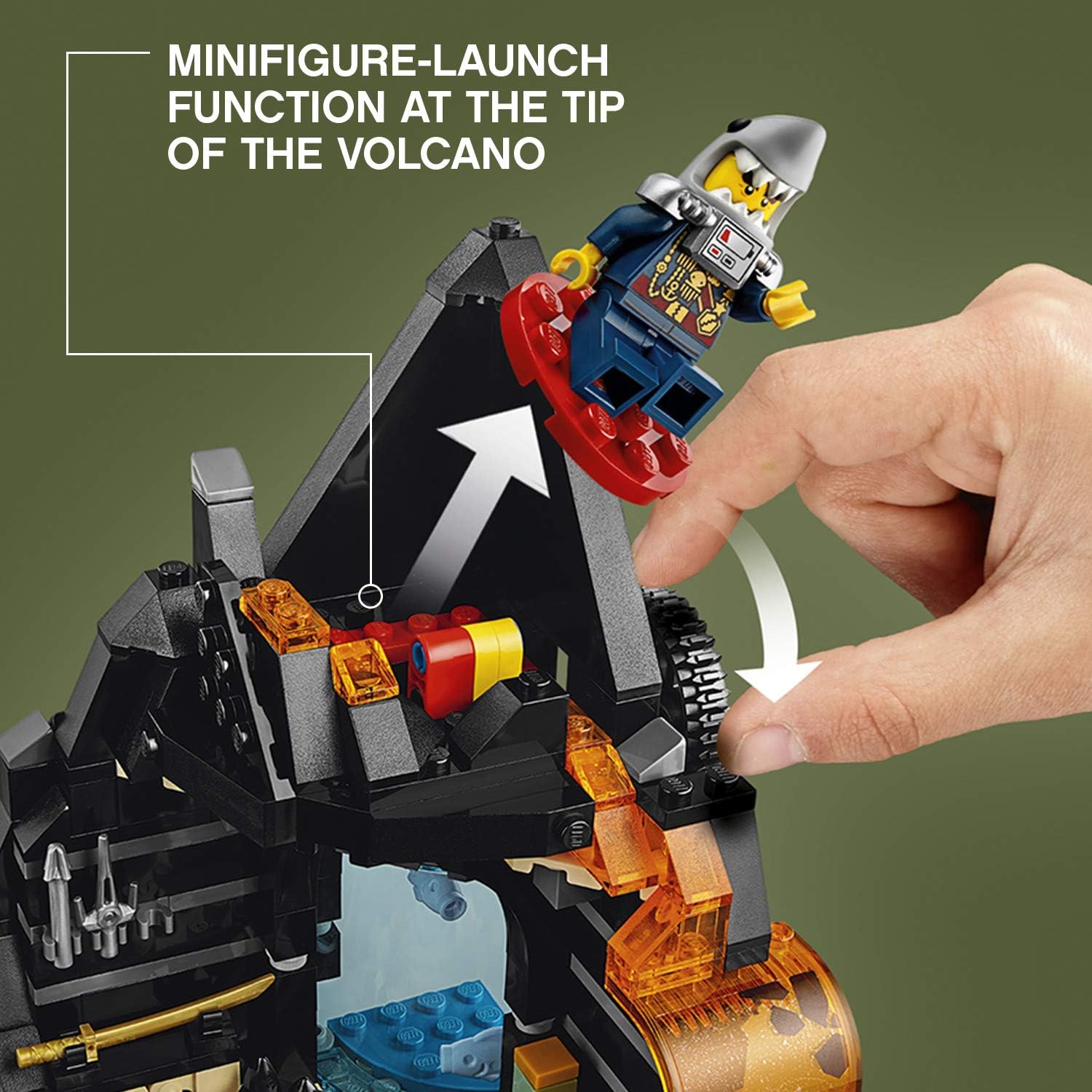 Guarida volcánica de Garmadon LEGO Ninjago 70631