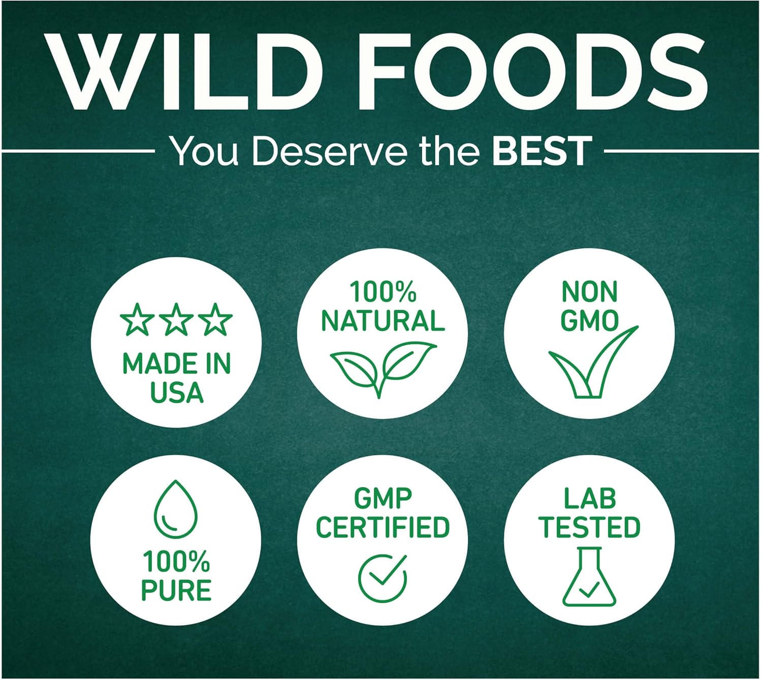 Wild Foods – Extracto de hongos Reishi 101 superalimento en polvo  Solo cuerpos fructíferos  Hierba adaptogénica para el sistema inmunológico, ayuda