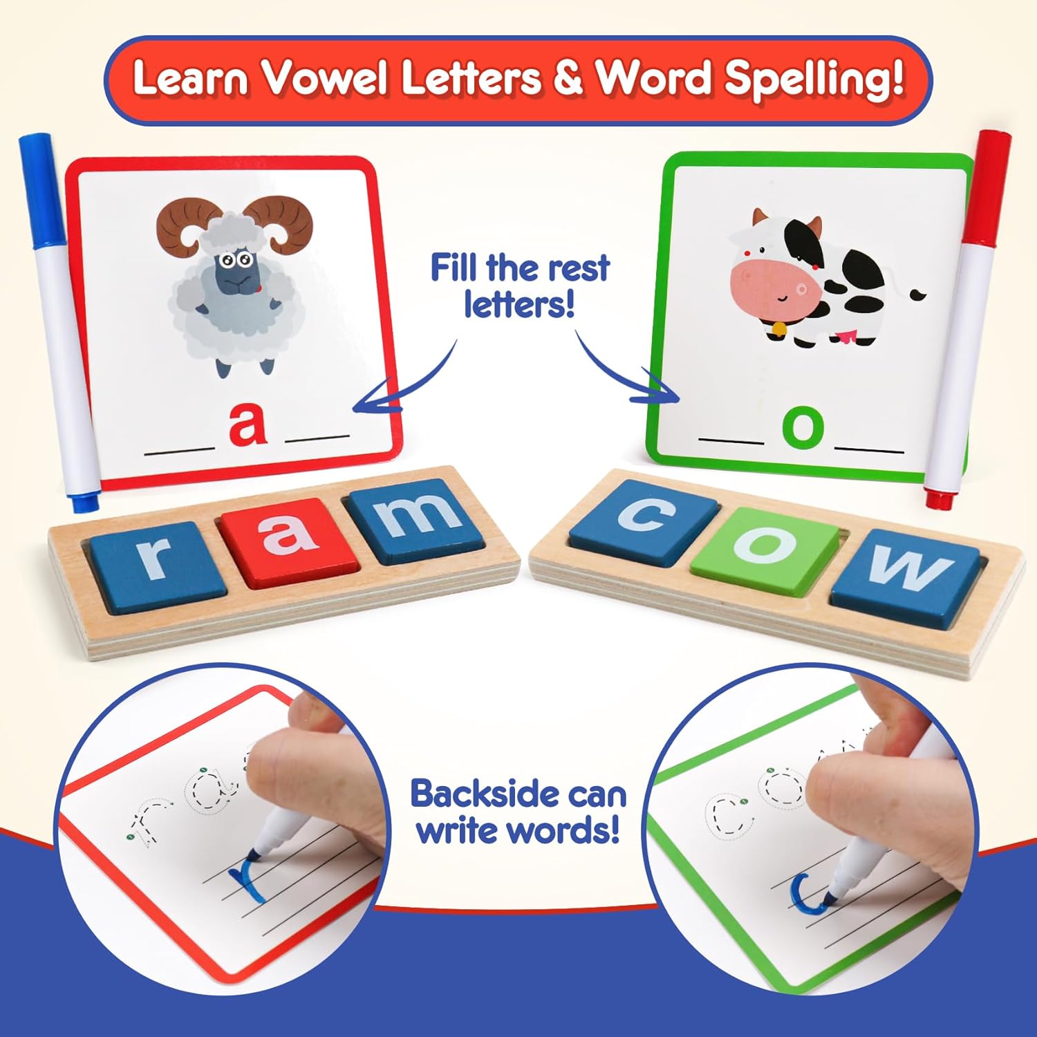 CVC Juegos de palabras, vocales cortas de lectura de letras, clasificación, ortografía, juegos de fonética, palabras a la vista, aprendizaje,