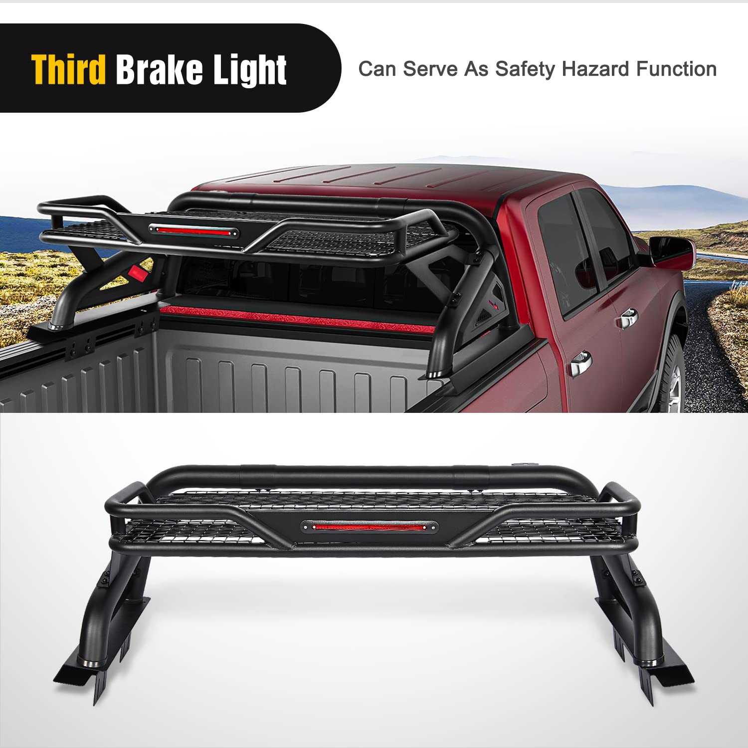 Nilight Cesta de carga para caja de camioneta Dodge Ram1500 2002-2023 Chevrolet SilveradoGMC Sierra1500 2014-2023 2015-2023F150 2014-2023Tundra se