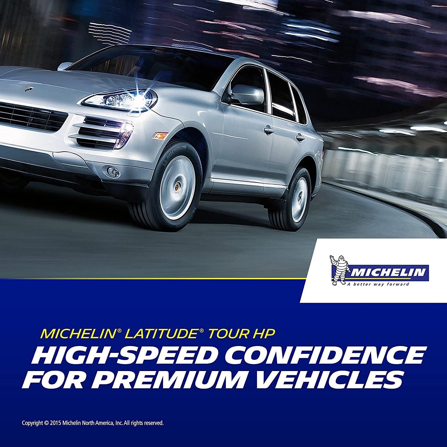 Michelin Latitude Tour HP – Neumático radial para todo el año para SUV y crossovers, 25555R18 105V