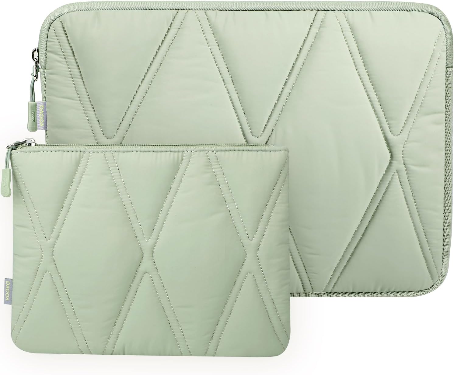 Voova Funda de transporte para laptop de 14 pulgadas y 15 pulgadas, bonita funda para computadora con bolsa de accesorios para MacBook Air M2 15,