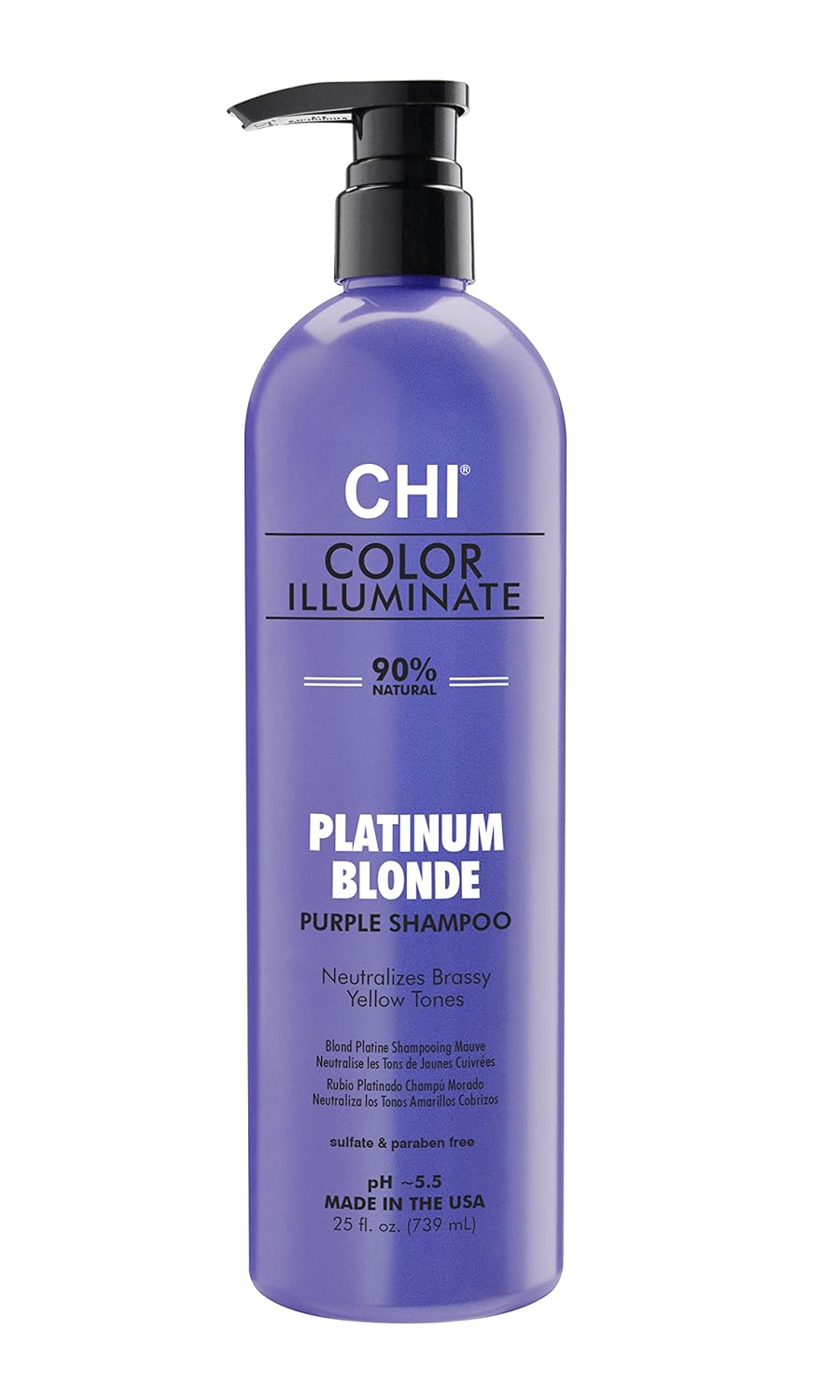 CHI Color Illuminate Champú Rubio Platino, 25 fl oz
