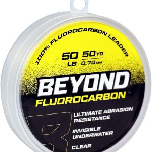 Beyond Fluorocarbono Leader Fishing Line – Material líder de fluorocarbono 100% puro, altamente resistente a la abrasión, invisible bajo el agua, Beyond Fluorocarbono Leader Fishing Line – Material líder de fluorocarbono 100% puro, altamente resistente a la abrasión, invisible bajo el agua,
