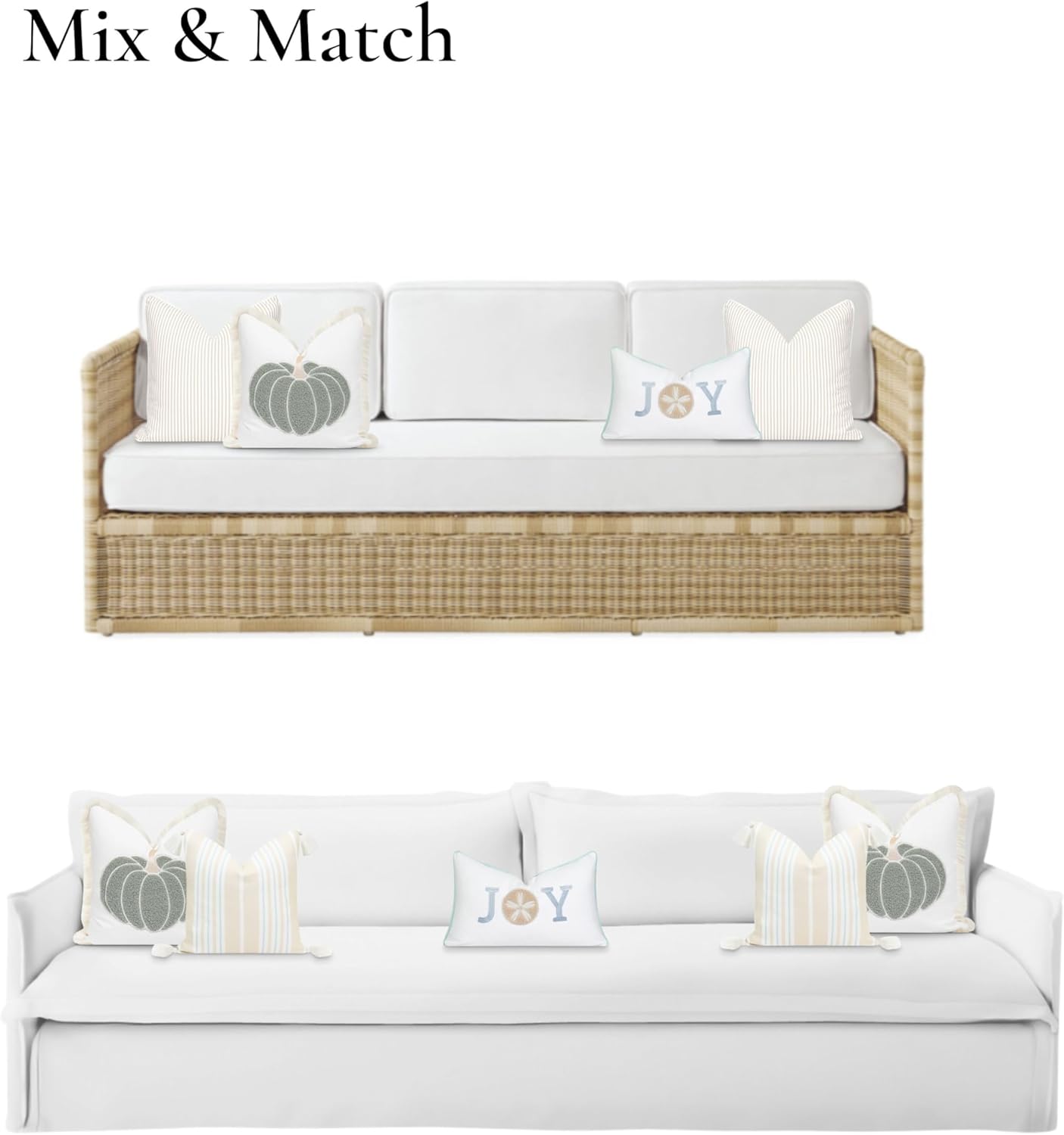 Hofdeco Premium Funda de almohada otoñal para patio interior y exterior, 20 x 20 pulgadas, repelente al agua para patio trasero, sofá, aguamarina