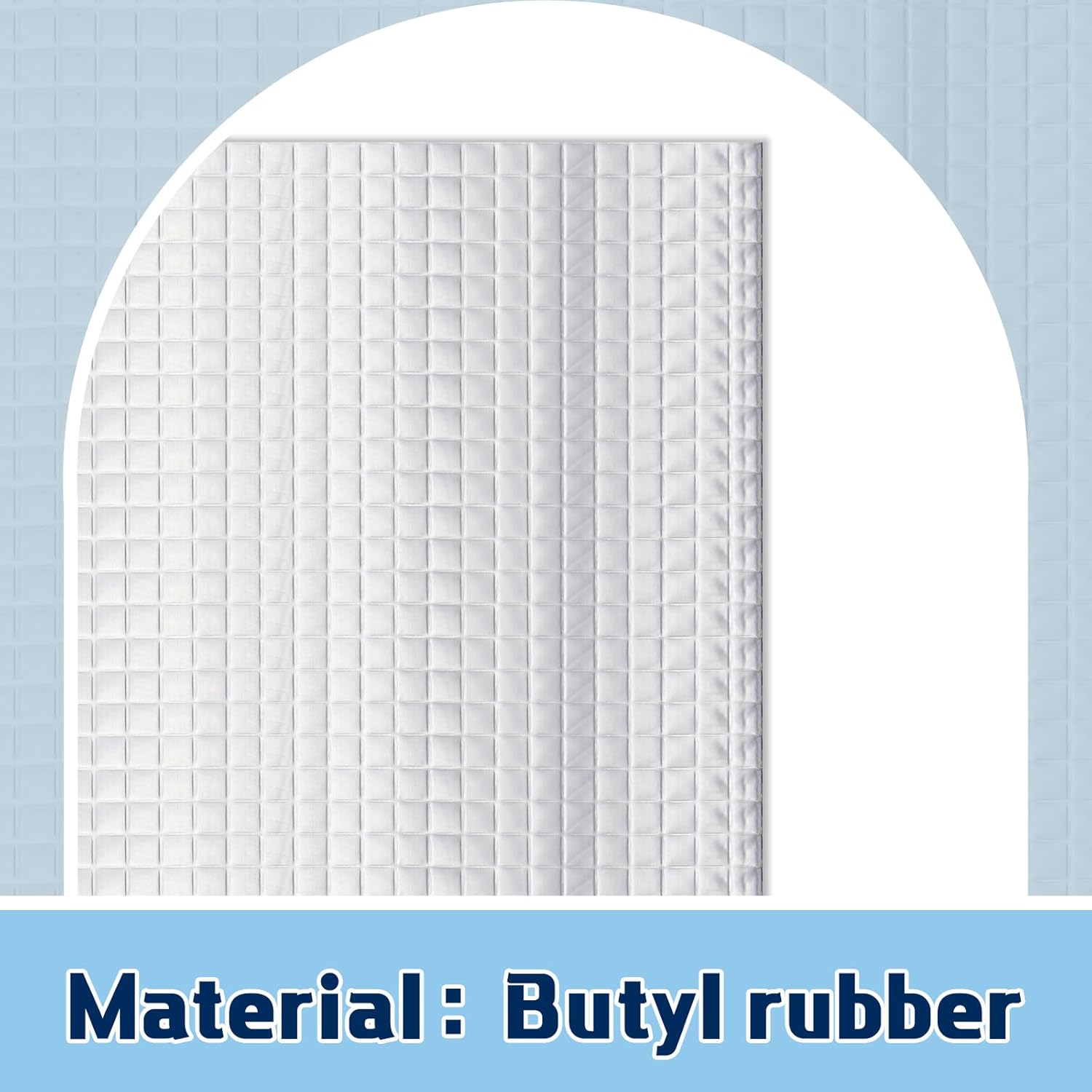 Paneles autoadhesivos para techos de 6 pulgadas x 33 pies, material de techo enrollado de goma para techos, superficie de aluminio reflectante,