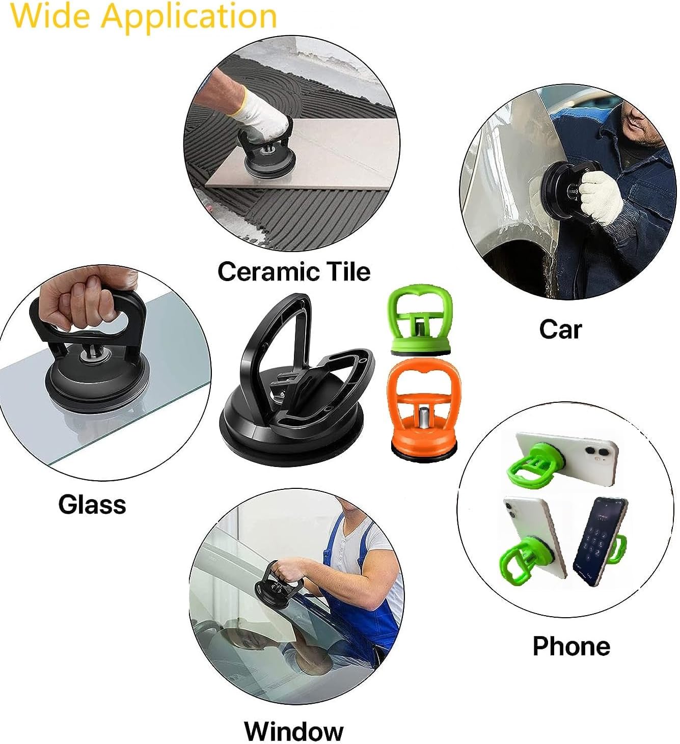 Chilamics – Extractor de abolladuras, potente extractor de abolladuras de automóvil, kit de eliminación de abolladuras para reparación de