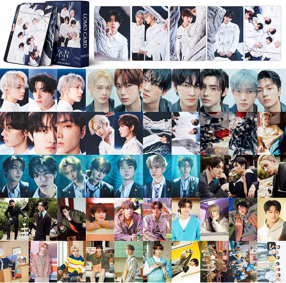 ENHYPEN You Photocards 55 piezas 2023 Nuevo álbum You Lomo Cards Kpop Merchandise Regalo para fanáticos, niños y niñas, ENGENE-Tipo B