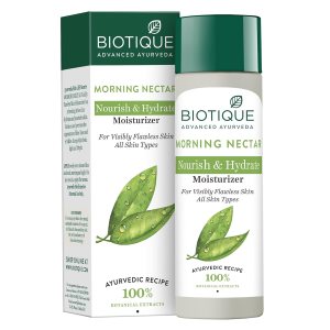 Biotique Bio Morning Nectar – Hidratante para la piel visiblemente impecable, 4.1 fl oz Biotique Bio Morning Nectar – Hidratante para la piel visiblemente impecable, 4.1 fl oz