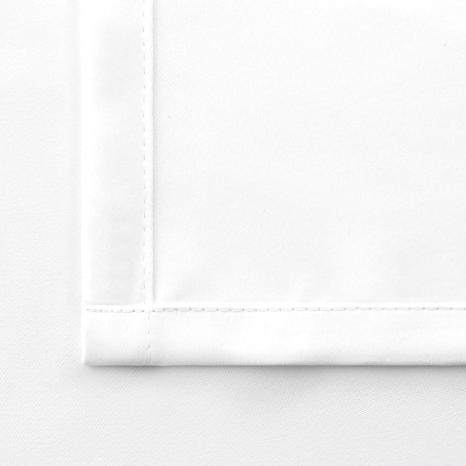 BGment 2paneles de cortinas opacas para ventana de dormitorio y sala de estar, con trabillas traseras, para cortinero, oscurecen el ambiente, con
