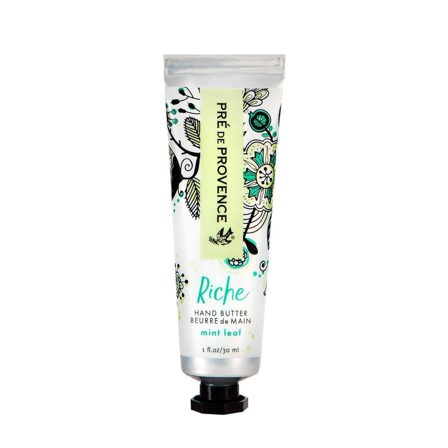 Pre de Provence Riche Collection – Mantequilla de manos, hoja de menta, 1 unidad (paquete de 1)