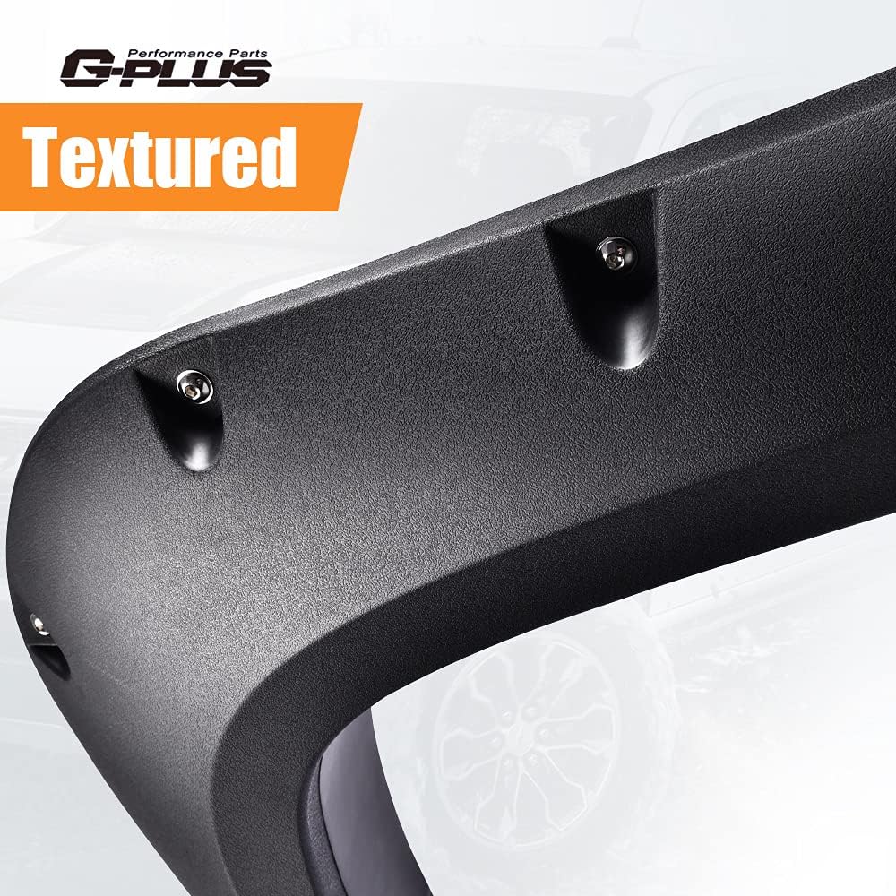 G-PLUS Guardabarros para guardabarros, compatibles con Dodge 2009-2018 Ram 1500, no es compatible con modelos RT, cubierta protectora de inyección