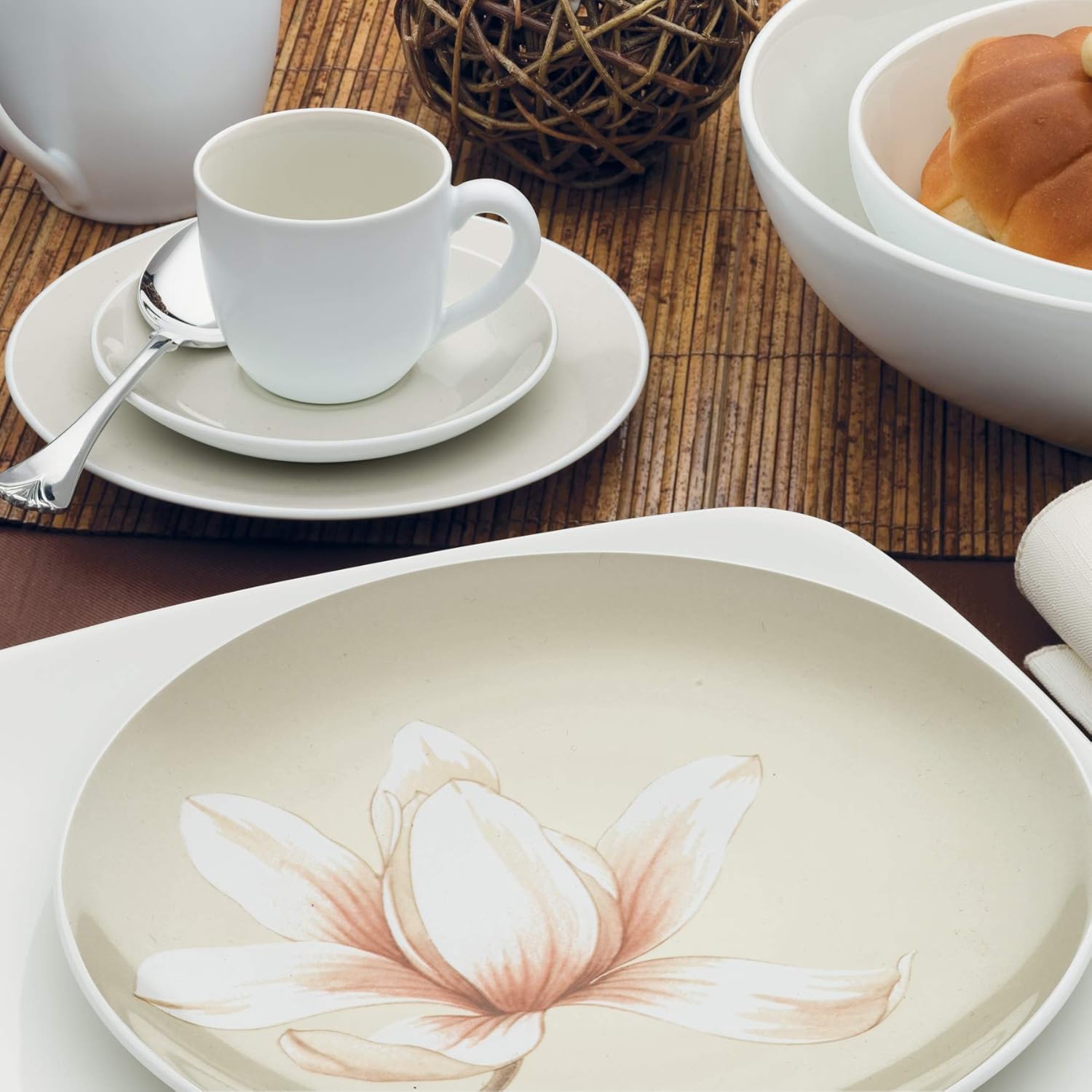 Noritake White Colorwave – Juego de 4 piezas Coupe