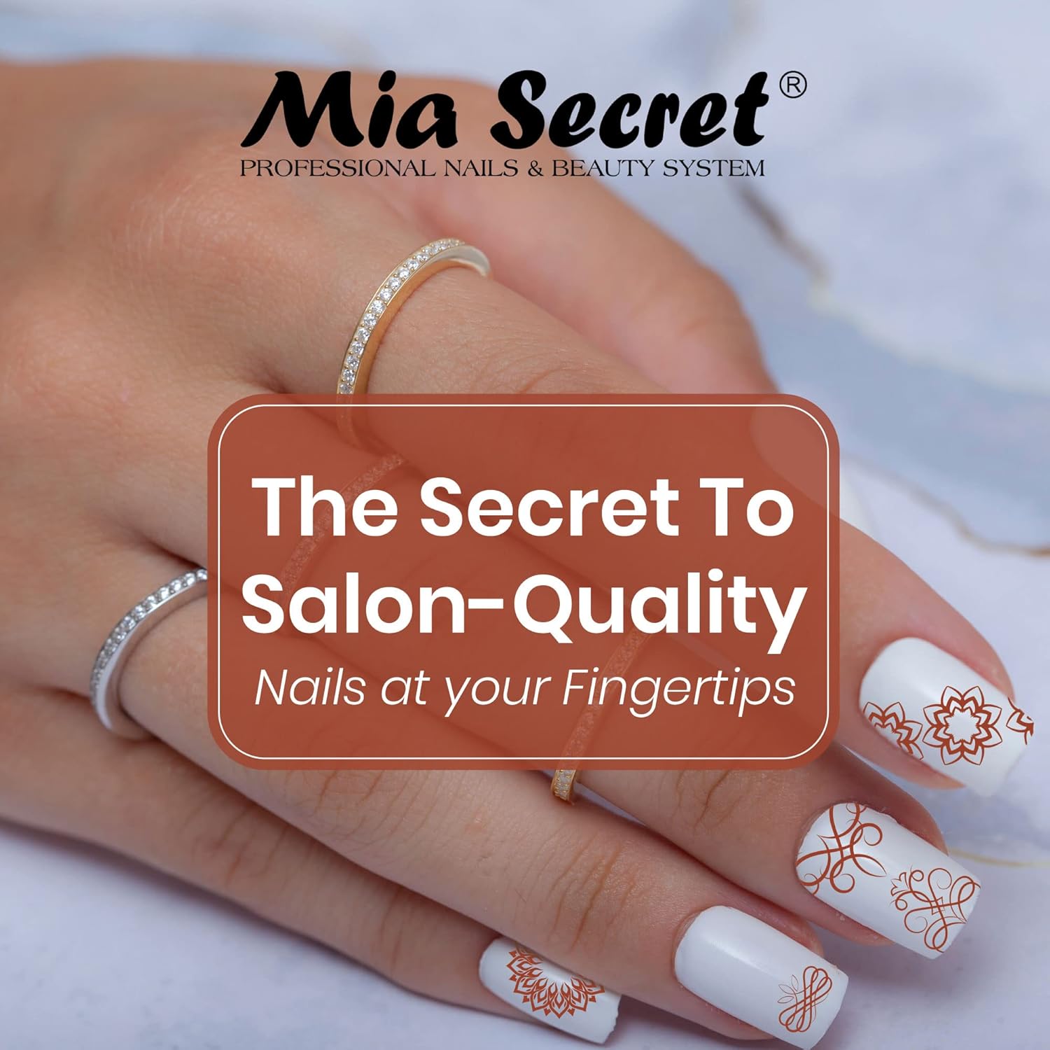 Mia Secret Sistema de uñas profesional UVLED Gel Paint – 0.18 oz (Sienna)