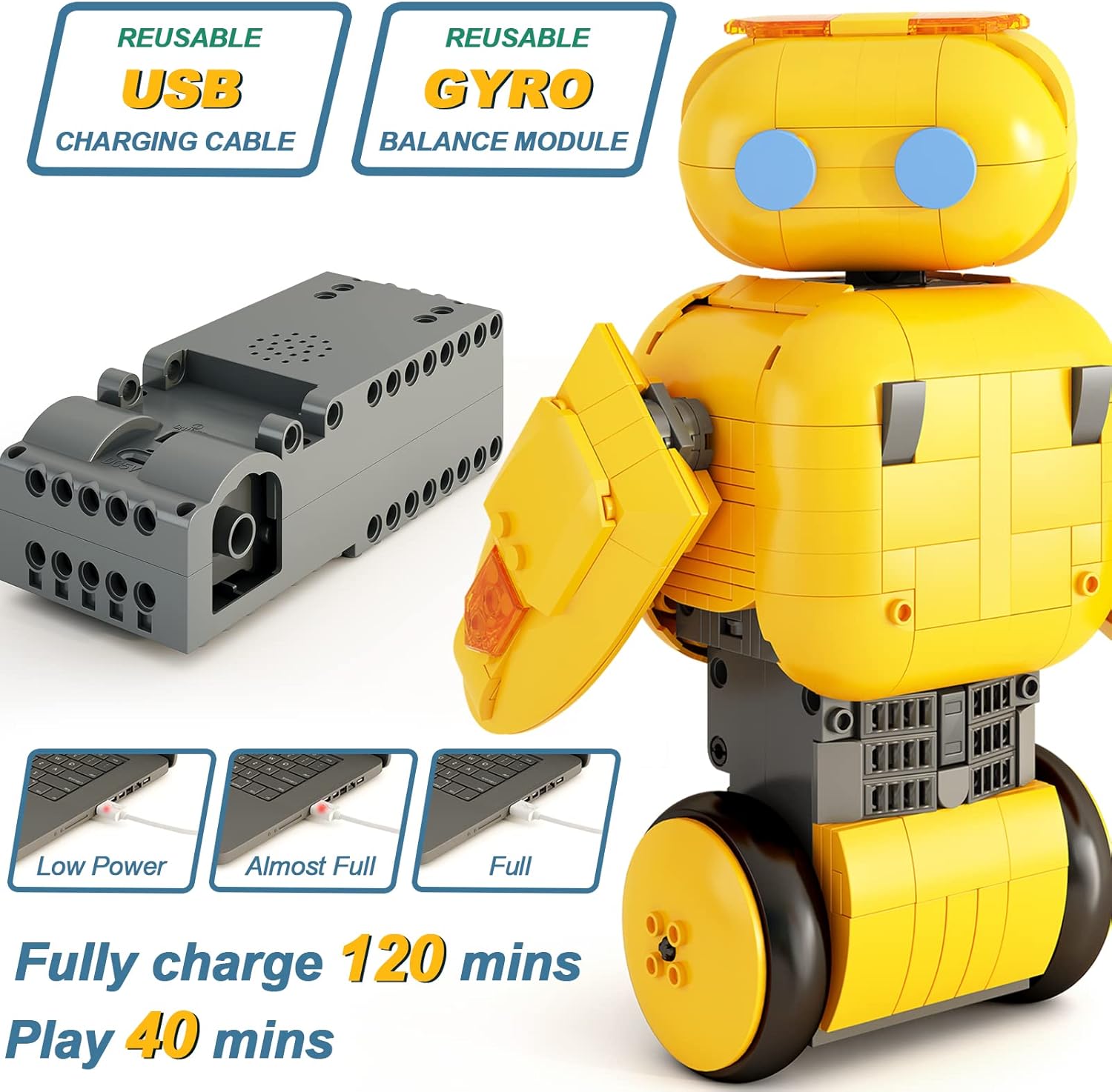 Loovio Juguetes de construcción de robot STEM para niños de 6-8-12 años, proyectos de tallo idea de regalos de cumpleaños para niños de 8, 9, 10,