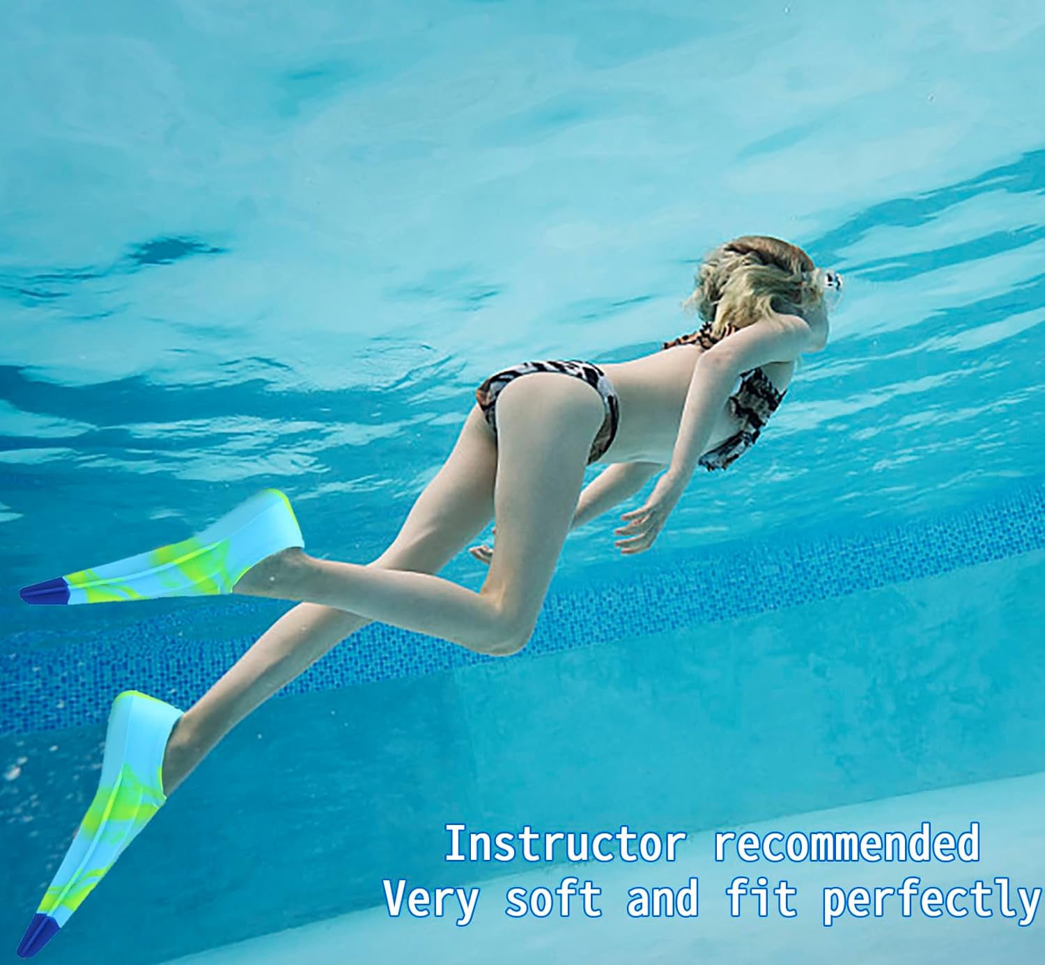Aletas de natación para niños, aletas cortas para nadar y entrenar para niños, niñas, niños
