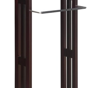 Proman Products Norstar VL36245 – Soporte de valet para traje con colgador desmontable, barra de pantalones, barras de corbata, bandeja de espejo y Proman Products Norstar VL36245 – Soporte de valet para traje con colgador desmontable, barra de pantalones, barras de corbata, bandeja de espejo y