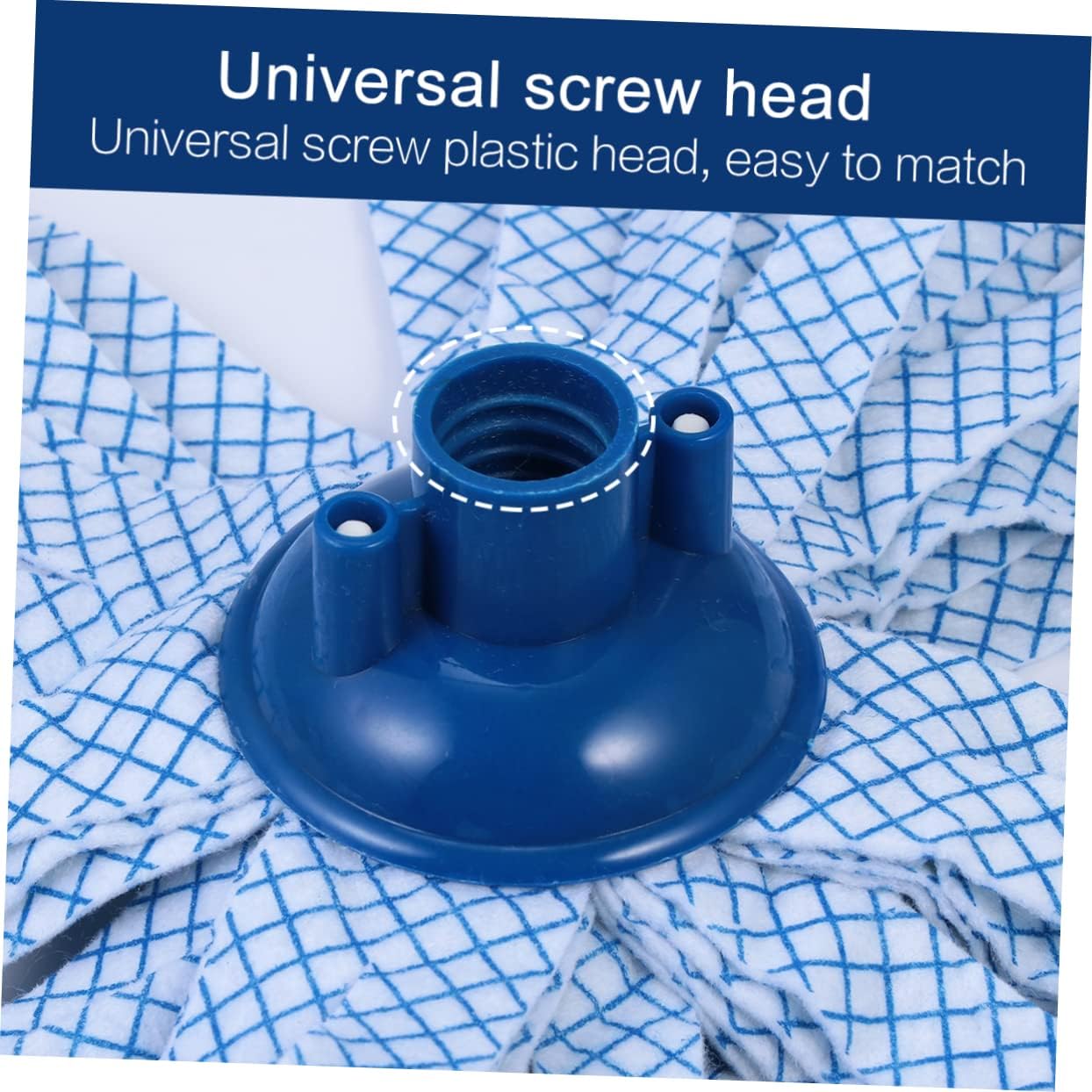 STOBAZA 6 piezas de repuestos para trapeador en seco para reemplazar el agua, cabezal de cocina, absorbe el agua, absorbente de trabajo, herramienta
