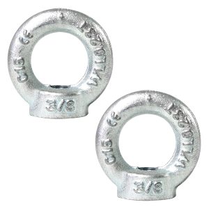 Tuercas de ojo de elevación estándar UNC de 38″-16, cierre roscado galvanizado forjado, tuerca de ojo de elevación de forma de anillo de acero Tuercas de ojo de elevación estándar UNC de 38″-16, cierre roscado galvanizado forjado, tuerca de ojo de elevación de forma de anillo de acero
