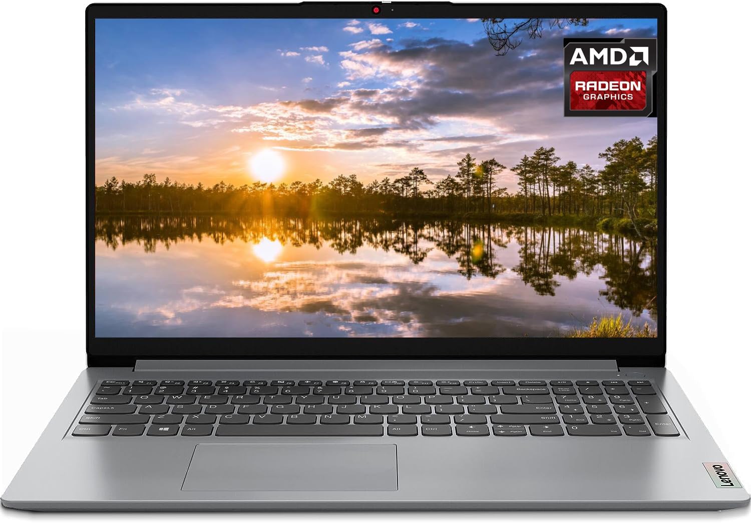 Lenovo Laptop IdeaPad 1, pantalla HD de 15.6″, procesador AMD Athlon Silver 7120U, 4 GB de RAM, 256 GB de almacenamiento (128 GB SSD+128 GB MSD),